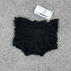 Malco Modes Pettipant Womens Medium Black Ruffle Lace Bloomers Pinup Rockabilly